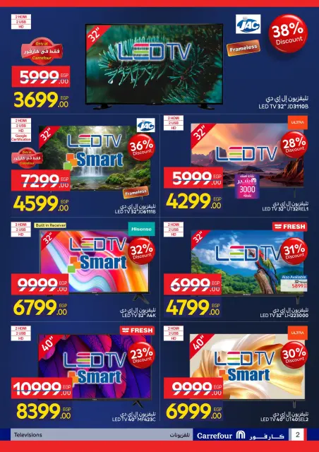 Carrefour Egypt Offers from 11 to 18 January 2026 Carrefour Anniversary Offers for Electrical Appliances - Page 2