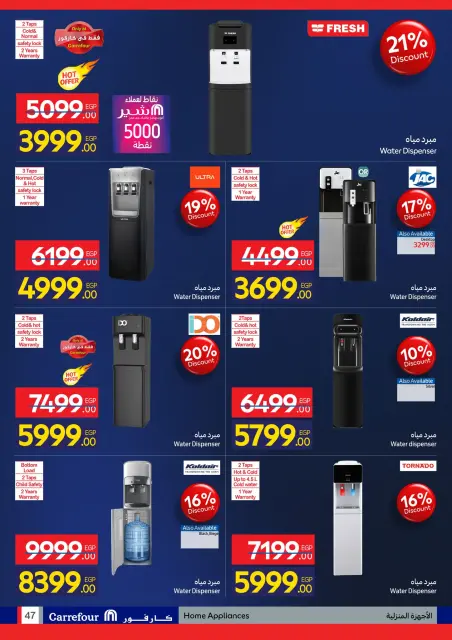 Carrefour Egypt Offers from 11 to 18 January 2026 Carrefour Anniversary Offers for Electrical Appliances - Page 47