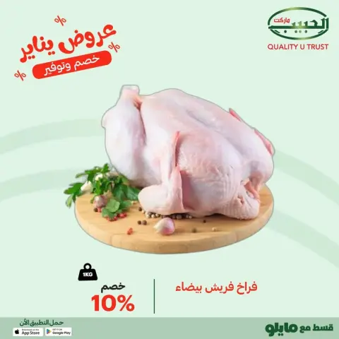 Al Habeeb Market Egypt Offers from 10 to 16 January 2026 Meat and poultry offers - Page 6