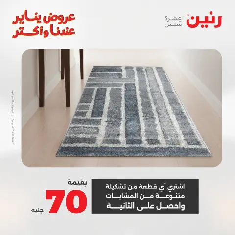 Raneen Egypt Offers from 11 to 12 January 2026 Offers on bags, carpets and toys - Page 16