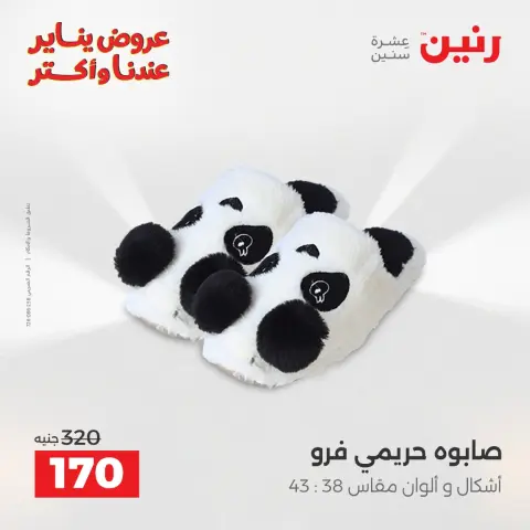 Raneen Egypt Offers from 11 to 12 January 2026 Furniture, clothing and shoe offers - Page 27