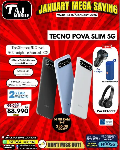 Ofertas de Taj Móviles Bahréin de 9 a 15 enero 2026 Ahorros de Enero - Página 25