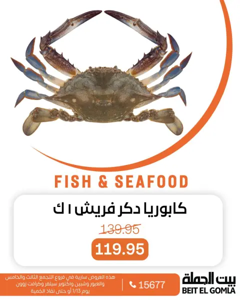 Gomla House Egypt Offers Tuesday 13 January Seafood Deals - Page 3