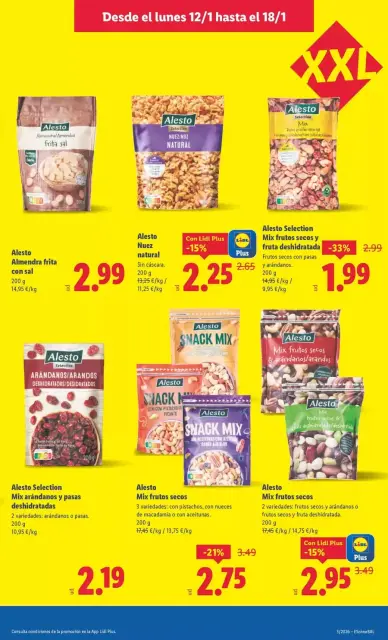 Ofertas de Lidl España de 12 a 18 enero 2026 Ofertas XXL - Página 15