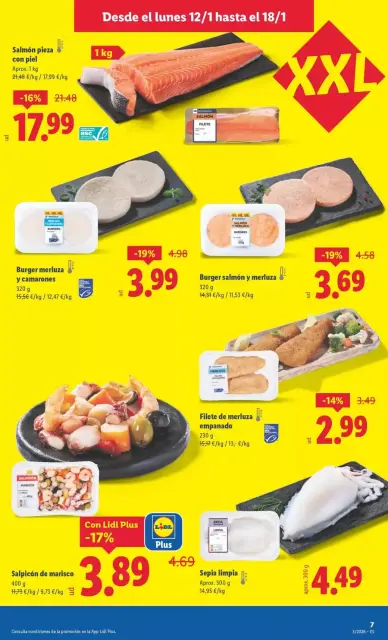 Ofertas de Lidl España de 12 a 18 enero 2026 Ofertas XXL - Página 7