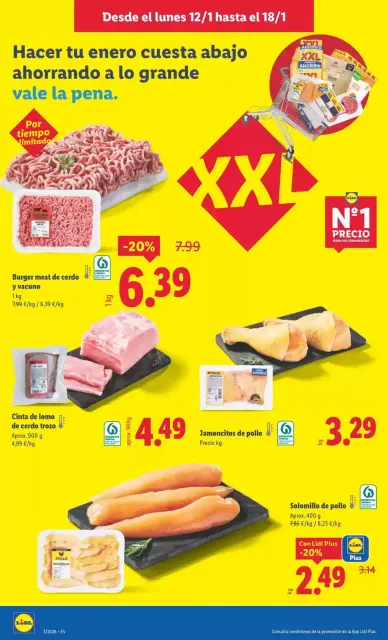 Ofertas de Lidl España de 12 a 18 enero 2026 Ofertas XXL - Página 6