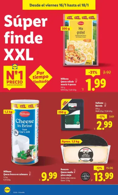 Ofertas de Lidl España de 12 a 18 enero 2026 Ofertas XXL - Página 20