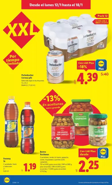 Ofertas de Lidl España de 12 a 18 enero 2026 Ofertas XXL - Página 14