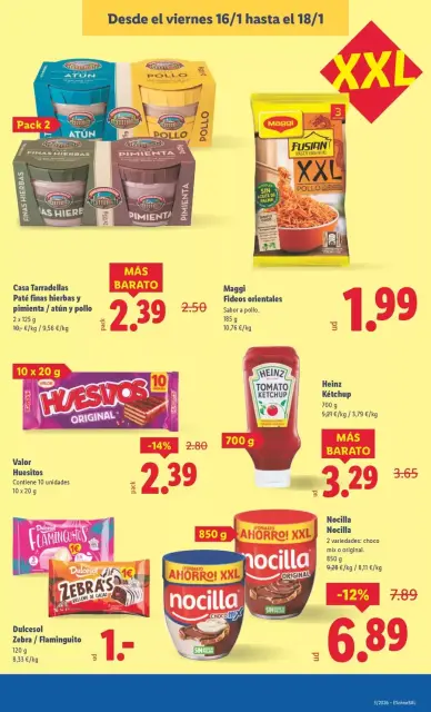 Ofertas de Lidl España de 12 a 18 enero 2026 Ofertas XXL - Página 29