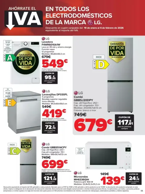 Ofertas de Carrefour España de 12 a 18 enero 2026 Ahorrate el IVA - Página 11