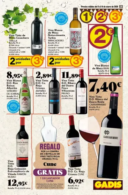 Ofertas de GADIS España de 8 a 14 enero 2026 Especial Precios Redondos - Página 39