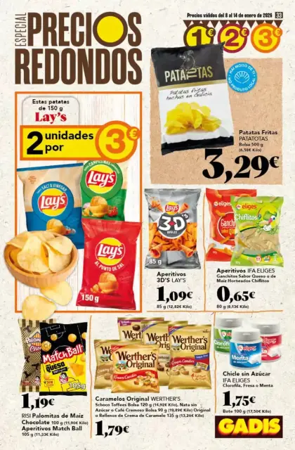 Ofertas de GADIS España de 8 a 14 enero 2026 Especial Precios Redondos - Página 33