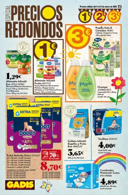 Ofertas de GADIS España de 8 a 14 enero 2026 Especial Precios Redondos - Página 42