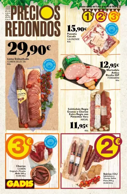 Ofertas de GADIS España de 8 a 14 enero 2026 Especial Precios Redondos - Página 12