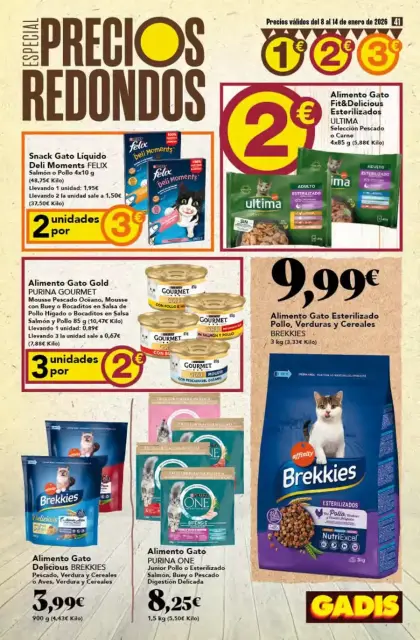 Ofertas de GADIS España de 8 a 14 enero 2026 Especial Precios Redondos - Página 41