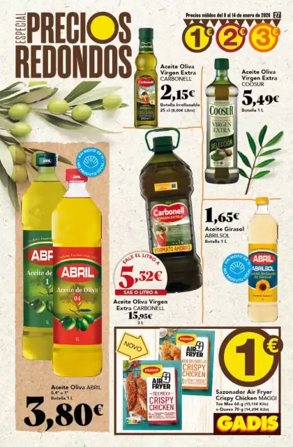 Ofertas de GADIS España de 8 a 14 enero 2026 Especial Precios Redondos - Página 27