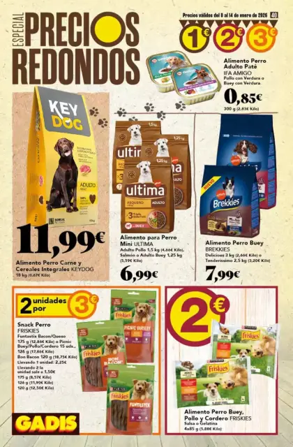 Ofertas de GADIS España de 8 a 14 enero 2026 Especial Precios Redondos - Página 40