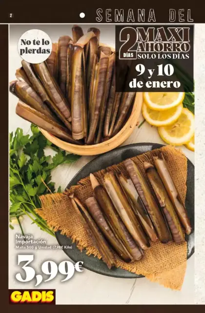 Ofertas de GADIS España de 8 a 14 enero 2026 Especial Precios Redondos - Página 2