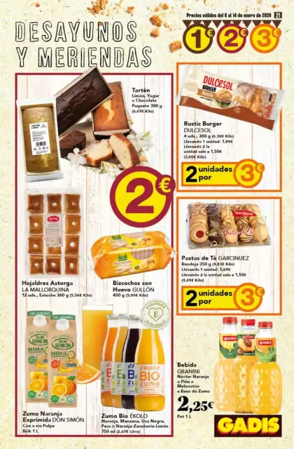 Ofertas de GADIS España de 8 a 14 enero 2026 Especial Precios Redondos - Página 21