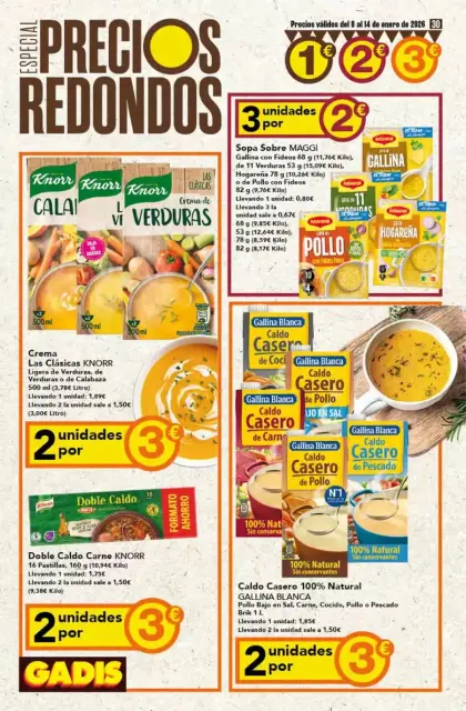 Ofertas de GADIS España de 8 a 14 enero 2026 Especial Precios Redondos - Página 30