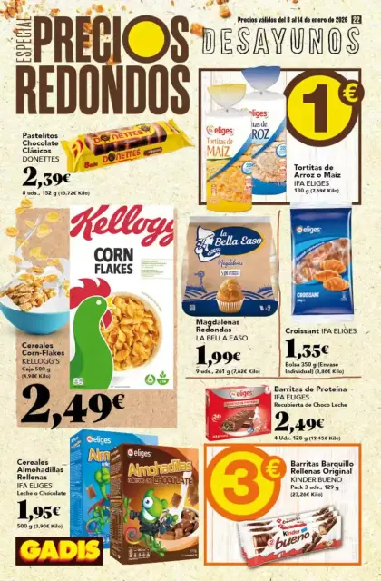 Ofertas de GADIS España de 8 a 14 enero 2026 Especial Precios Redondos - Página 22