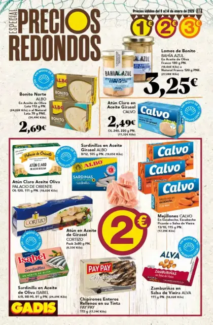 Ofertas de GADIS España de 8 a 14 enero 2026 Especial Precios Redondos - Página 32