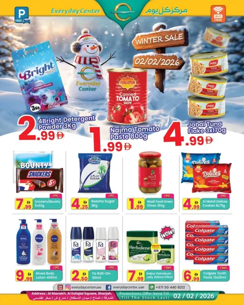 Everyday Center UAE Offers from 14 January to 2 February 2026 Winter Deals - Page 1