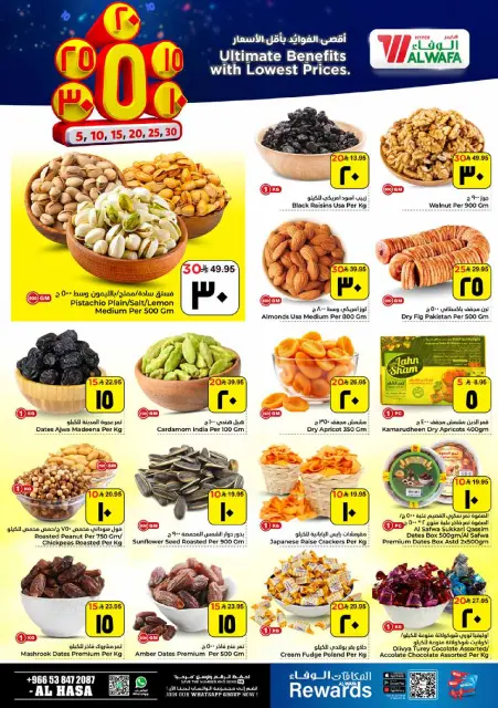 Ofertas de Hipermercado Al Wafa  Al Hassa  de 14 a 20 enero Precios bajos - Página 4