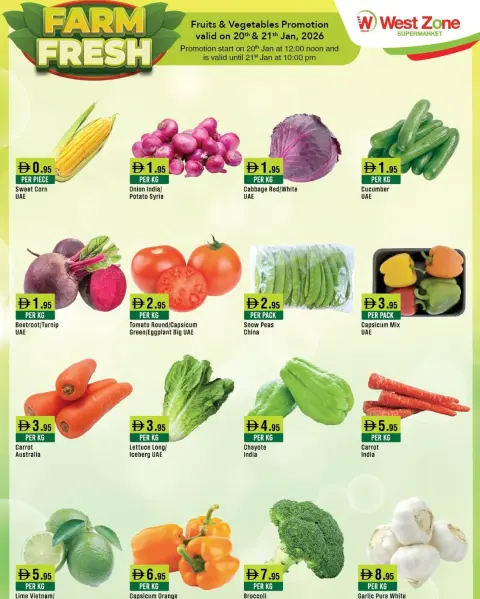 West Zone supermarket UAE Offers from 20 to 21 January 2026 Fresh deals - Page 2