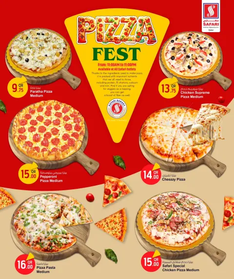 Offres Hypermarché Safari Qatar de 22 à 30 janvier 2026 Offres du Festival de la Pizza - Page 4