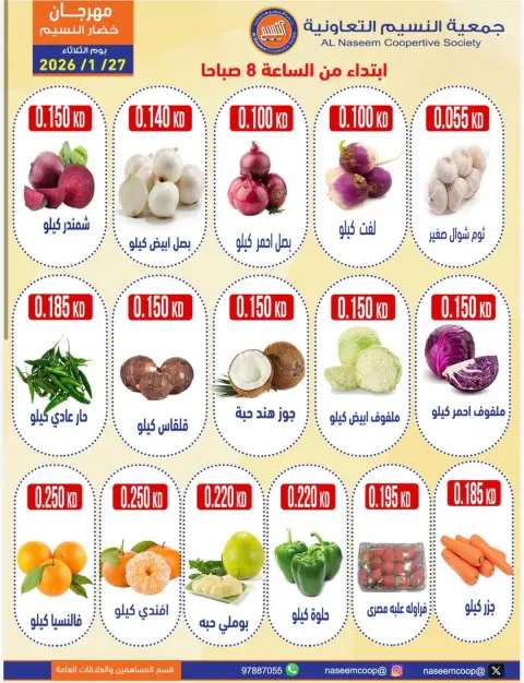 Naseem co-op Kuwait Offers Tuesday 27 January Vegetable and Fruit Festival Offers - Page 4