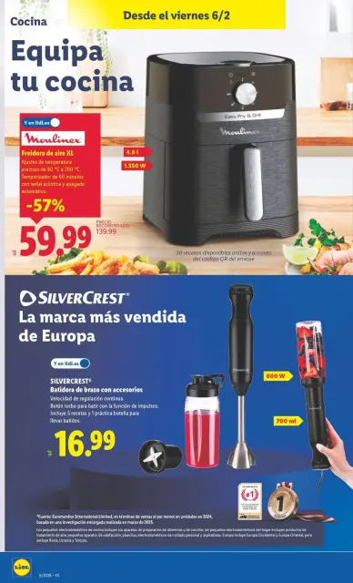Ofertas de Lidl España de 2 a 8 febrero 2026 Ofertas de bazar - Página 16