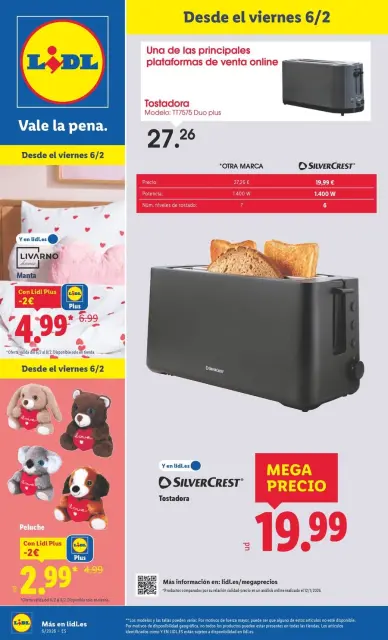 Ofertas de Lidl España de 2 a 8 febrero 2026 Ofertas de bazar - Página 1