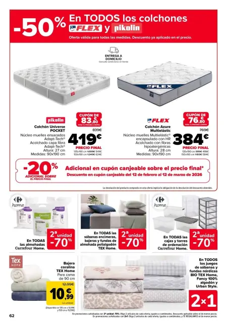 Ofertas de Carrefour España de 27 enero a 11 febrero 2026 50% QUE VUELVE + 2ªUD. A%L -70 - Página 62