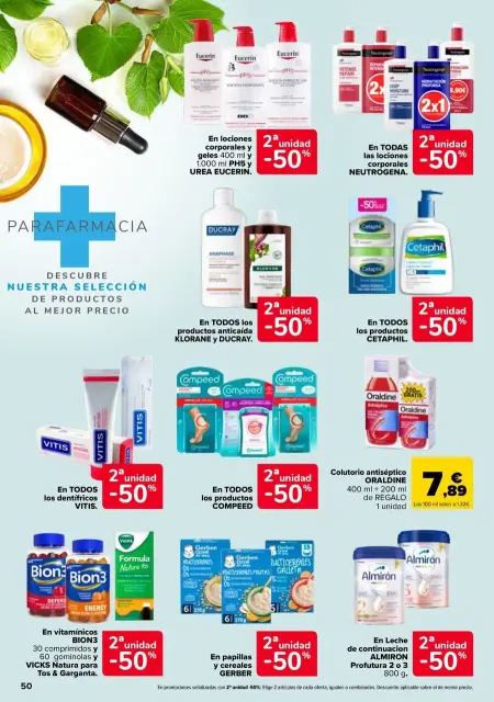 Ofertas de Carrefour España de 27 enero a 11 febrero 2026 50% QUE VUELVE + 2ªUD. A%L -70 - Página 50