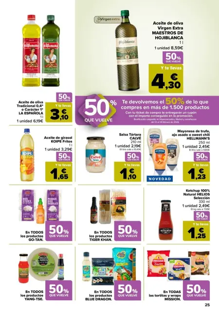 Ofertas de Carrefour España de 27 enero a 11 febrero 2026 50% QUE VUELVE + 2ªUD. A%L -70 - Página 25