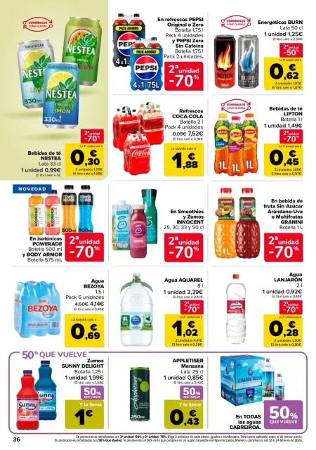 Ofertas de Carrefour España de 27 enero a 11 febrero 2026 50% QUE VUELVE + 2ªUD. A%L -70 - Página 36