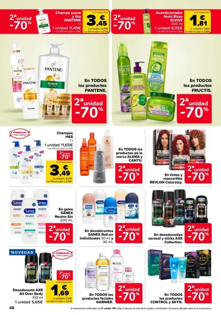 Ofertas de Carrefour España de 27 enero a 11 febrero 2026 50% QUE VUELVE + 2ªUD. A%L -70 - Página 48