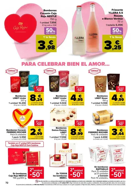 Ofertas de Carrefour España de 27 enero a 11 febrero 2026 50% QUE VUELVE + 2ªUD. A%L -70 - Página 72