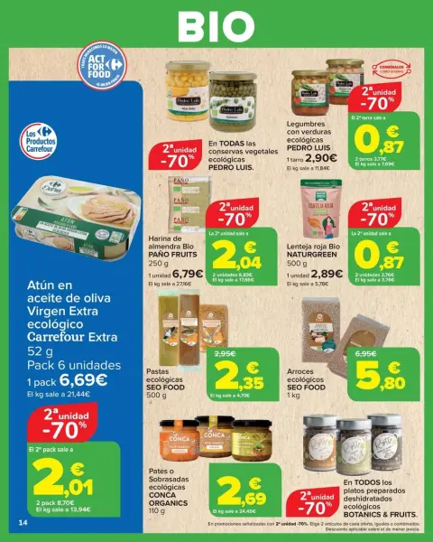 Ofertas de Carrefour España de 27 enero a 11 febrero 2026 Ofertas BIO - Página 14