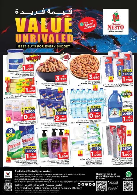 Ofertas de Nesto Oman de 2 a 8 febrero 2026 Ofertas de valor únicas - Página 1