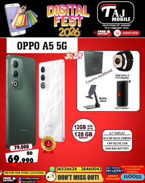 Offres Mobiles Taj Bahrein de 30 janvier à 6 février 2026 Festival numérique - Page 35