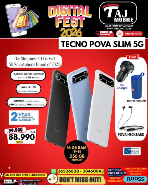 Offres Mobiles Taj Bahrein de 30 janvier à 6 février 2026 Festival numérique - Page 55