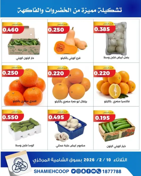 Shamieh coop Kuwait Offers Tuesday 10 February Vegetable and fruit offers - Page 4