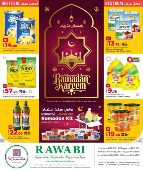 Rawabi Markets Qatar Offers from 15 to 24 February 2026 Ramadan Kareem Offers - Page 1