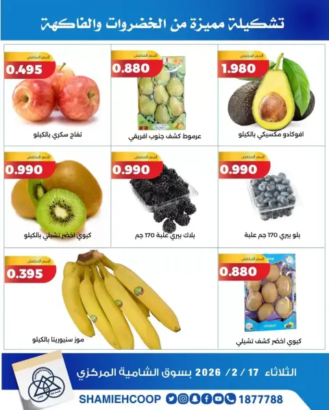 Shamieh coop Kuwait Offers Tuesday 17 February Vegetable and fruit offers - Page 4
