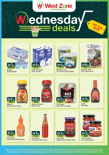 West Zone supermarket UAE Offers Wednesday 18 February Wednesday Deals - Page 1