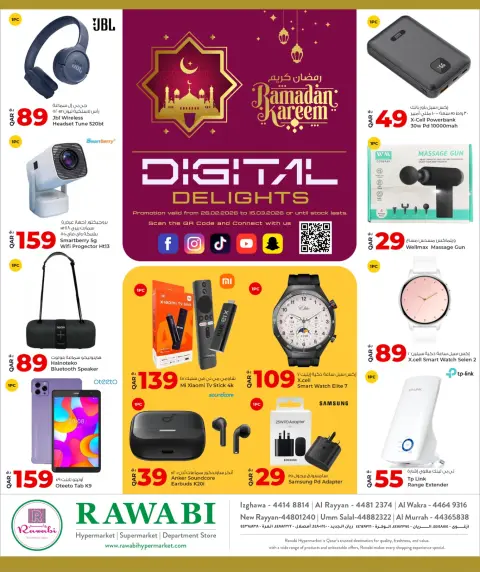 Offres Marchés de Rawabi Qatar de 26 février à 15 mars 2026 Offres numériques - Page 1