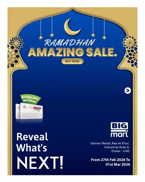 BIGmart  Dubai  Offers from 27 February to 1 March Amazing Ramadan Discounts - Page 1