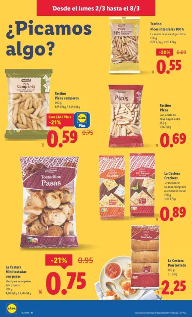 Ofertas de Lidl España de 2 a 8 marzo 2026 ofertas semanales - Página 12